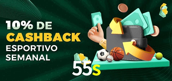 10% de bônus de cashback na 55s